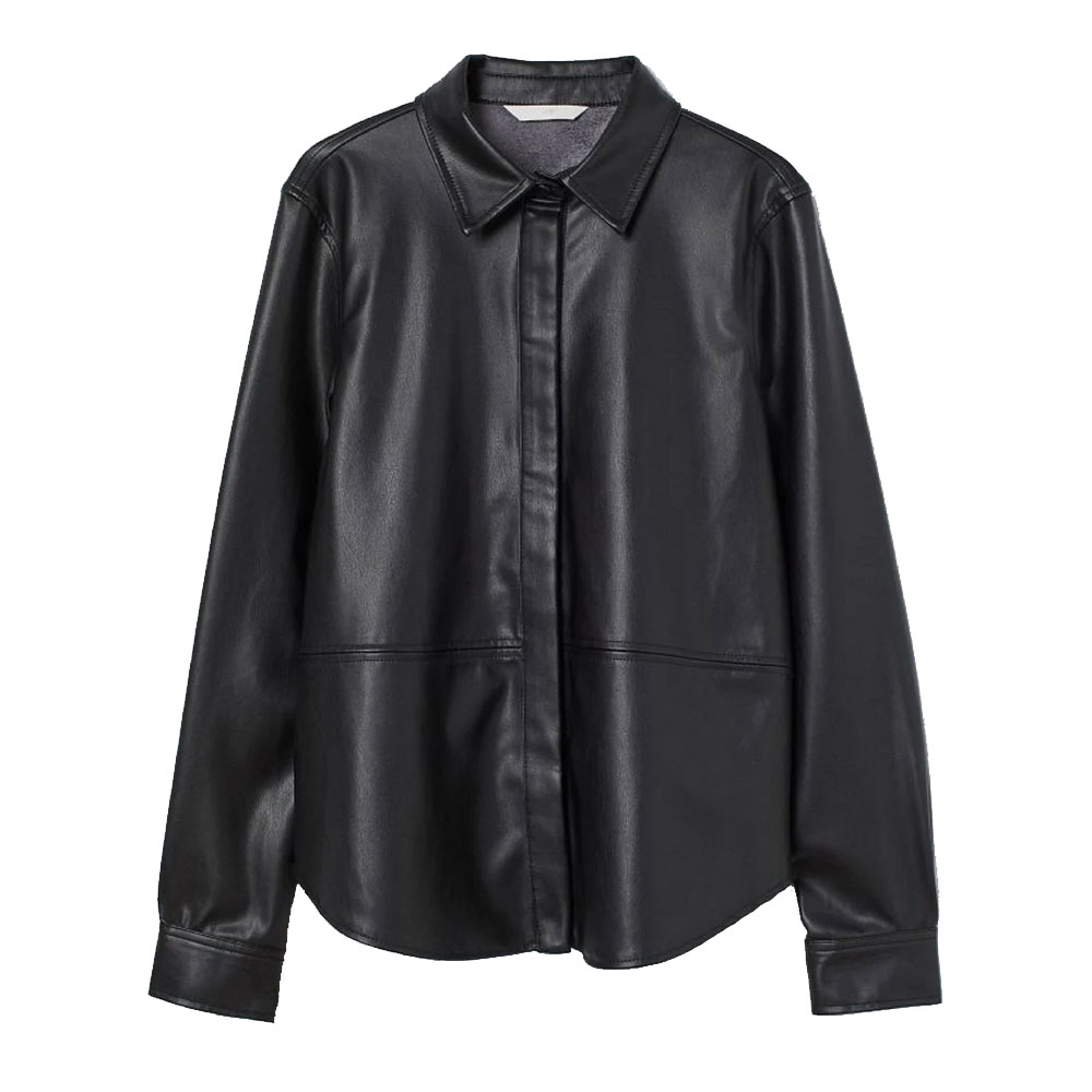 Real Leather Police Shirt