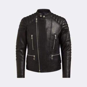 Black Shearling Sidney Merino Men's Leather Jackets
